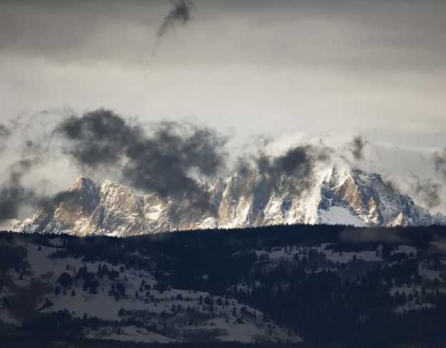 Wintery Fremont Peak. Photo by Dave Bell.