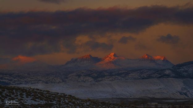 Wintry Clouds Over Angel Peak. Photo by Dave Bell.