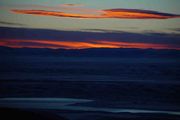 Red Flare Over Soda Lake. Photo by Dave Bell.