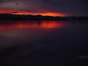 Fremont Lake Ice Sunrise. Photo by Dave Bell.