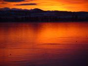 Fremont Lake Ice Sunrise. Photo by Dave Bell.