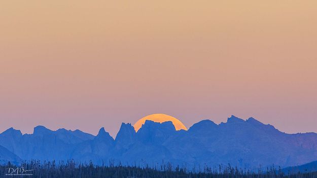 Rising Behind Watch Tower. Photo by Dave Bell.