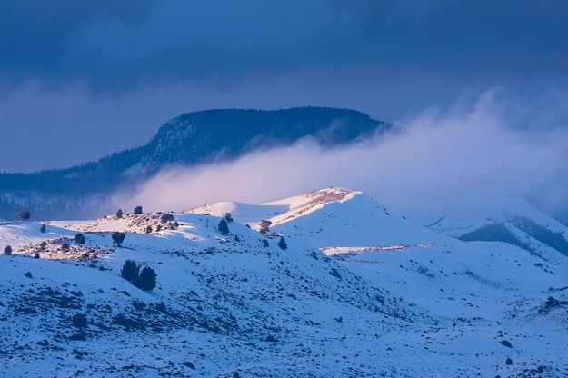 Fog On Fremont Ridge. Photo by Dave Bell.