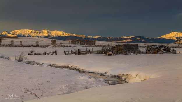 Old Corral Buildings. Photo by Dave Bell.