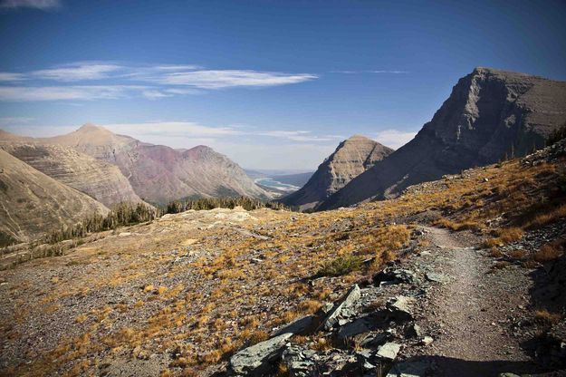 Swiftcurrent Pass View. Photo by Dave Bell.