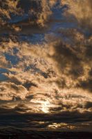 Sundown Clouds. Photo by Dave Bell.