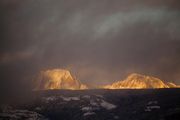 Golden Peaks. Photo by Dave Bell.