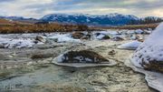 Upper Green Scenery And New Winter Ice. Photo by Dave Bell.