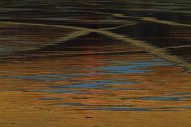 Alpenglow Ice. Photo by Dave Bell.