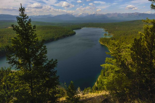 Holland Lake--The Ending Point. Photo by Dave Bell.