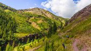 Climbing To White River Pass. Photo by Dave Bell.