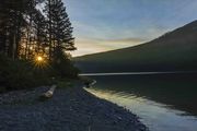 Morning Sunrise At Big Salmon Lake. Photo by Dave Bell.