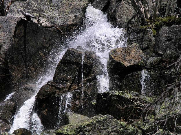 Gushing Water--Snow Melt. Photo by Dave Bell.