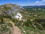 Descending Trail. Photo by Dave Bell.