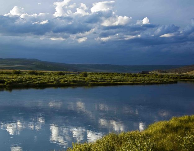 Evening Light On The Green River. Photo by Dave Bell.