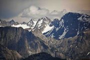 Glaciers Above The Peak Lake Valley. Photo by Dave Bell.