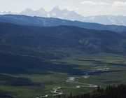 Grand Teton From Union Pass High Ridgeline. Photo by Dave Bell.