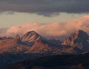 Pink Mountains!. Photo by Dave Bell.