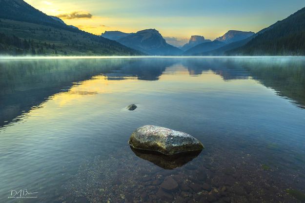 Calm And Steaming. Photo by Dave Bell.