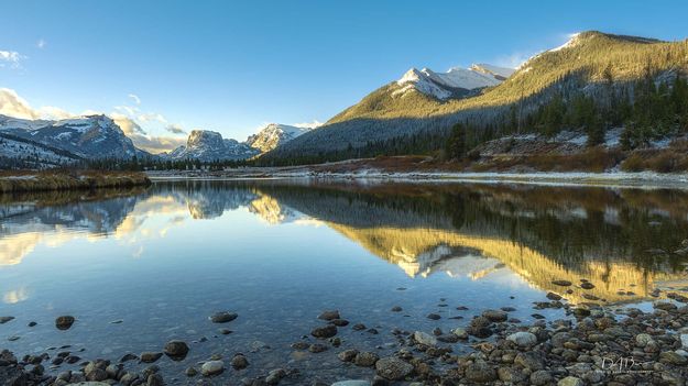 Reflections In The Green River. Photo by Dave Bell.