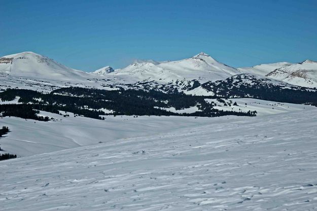 Looking Into Gros Ventre Mountains. Photo by Dave Bell.