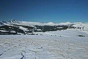 Sawtooth and Gros Ventre Mountains From Elk Ridge. Photo by Dave Bell.