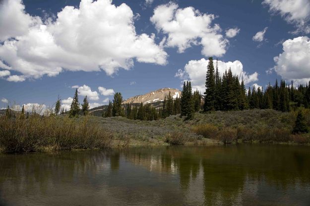 Hoback Peak Reflection. Photo by Dave Bell.