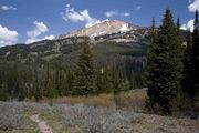 Hoback Peak From Upper Hoback. Photo by Dave Bell.