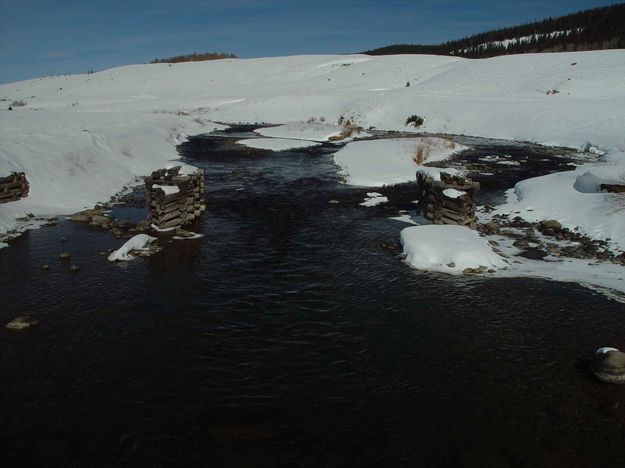 Green River Old Bridge Footings. Photo by Dave Bell.