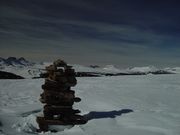 Rock Cairn on Elk Ridge. Photo by Dave Bell.