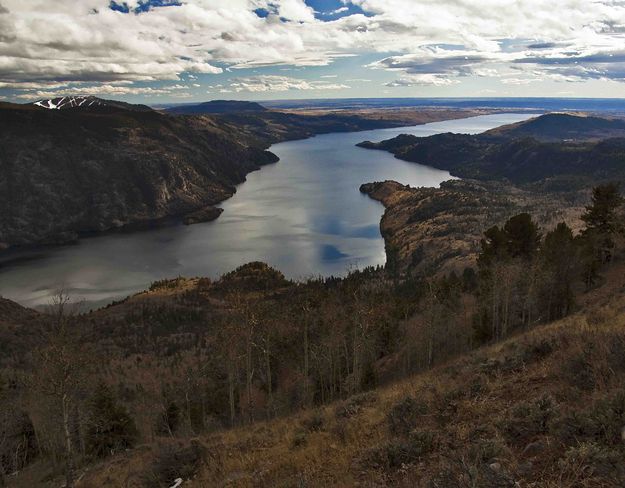 Looking Down Fremont Lake. Photo by Dave Bell.