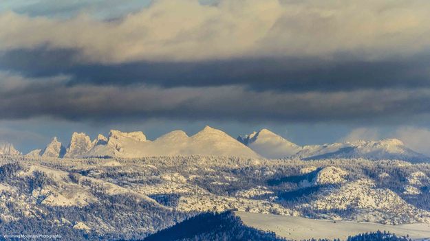 Storm Clouds Lifting Off The Cirque. Photo by Dave Bell.