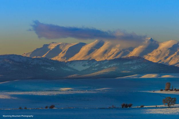 Sawtooth Sundown. Photo by Dave Bell.