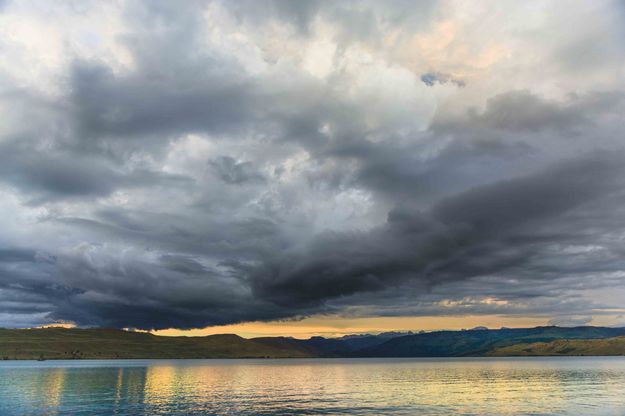 Storm Cloud Over Fremont Lake. Photo by Dave Bell.