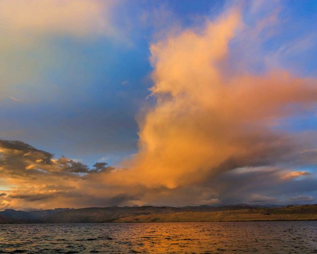 Fading Storm Cloud. Photo by Dave Bell.