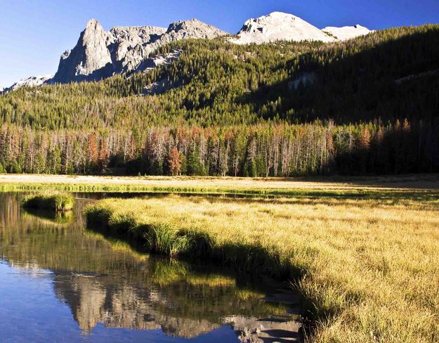 Lost Eagle Peak Reflection. Photo by Dave Bell.