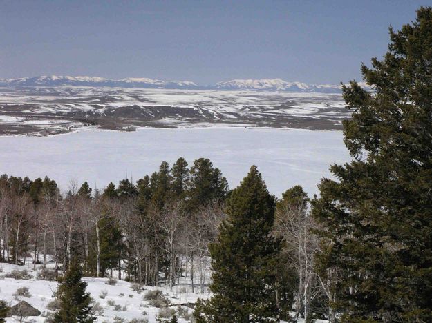 Wyoming Range Over Willow Lake. Photo by Dave Bell.