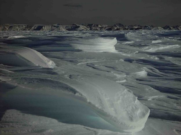 Wind Patterns In The Snow. Photo by Dave Bell.