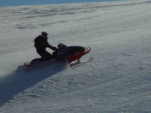 Arnie Side Hilling--Elk Ridge. Photo by Dave Bell.