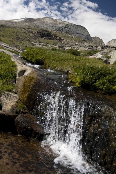 Small Stream On Wind River Peak. Photo by Dave Bell.