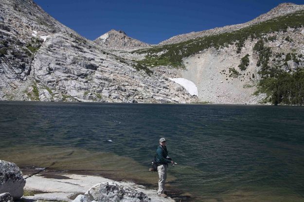 Fishing At Deep Creek Lakes. Photo by Dave Bell.