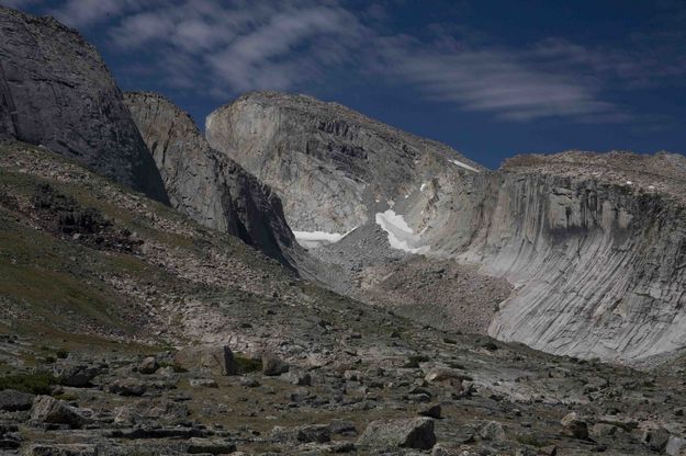 Little El Capitan (El.-12,825') And Rock Walls. Photo by Dave Bell.