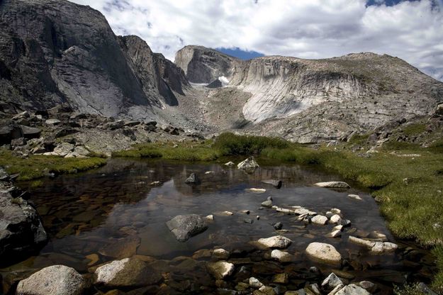 Small Tarn and Little El Capitan. Photo by Dave Bell.