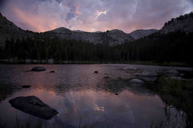 Baer Lake Sunset Reflection. Photo by Dave Bell.