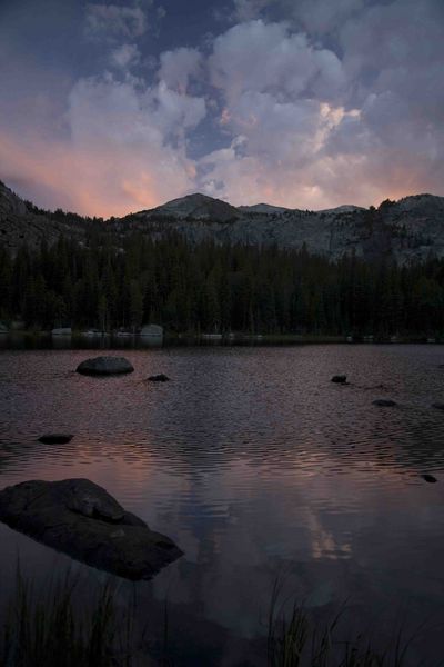 Baer Lake Sunset. Photo by Dave Bell.