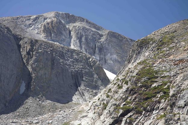 Wind River Peak Far Above. Photo by Dave Bell.