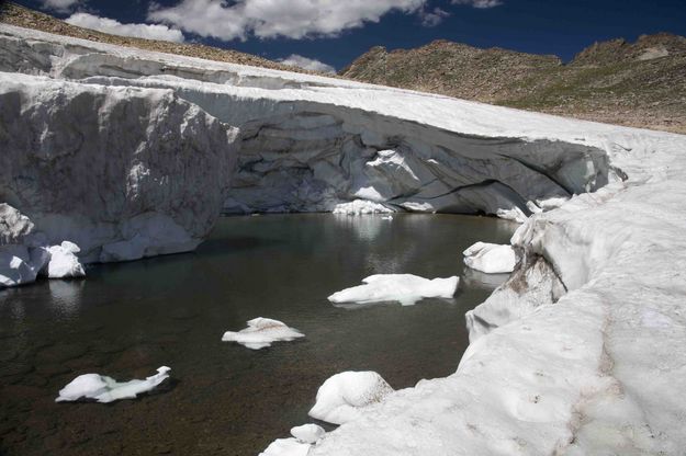 Melting Glacier. Photo by Dave Bell.