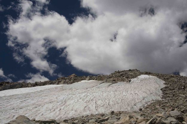 One Last Look Back At The Wind River Peak Summit. Photo by Dave Bell.