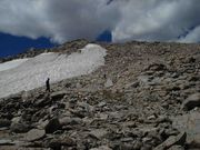 High On South Shoulder Of Wind River Peak/Photo By Matt Pereboom. Photo by Dave Bell.