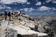 Enjoying The 13,192' Summit Of Wind River Peak. Photo by Dave Bell.